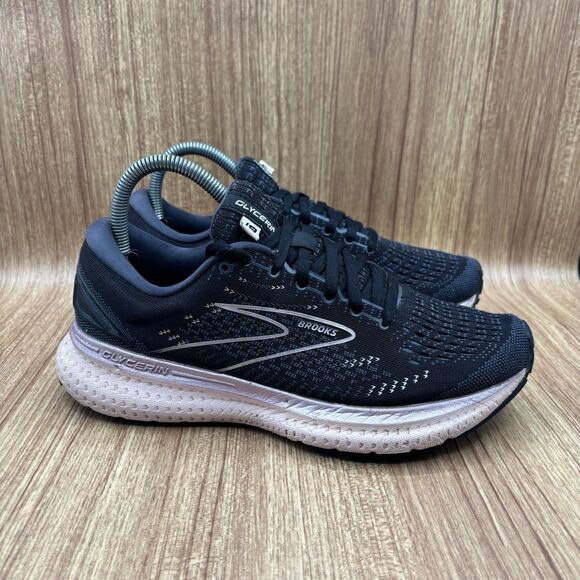 Brooks Glycerin GTS 19 Black Ombré Metallic Women’s Size 8.5 B Sneakers READ - Picture 1 of 8